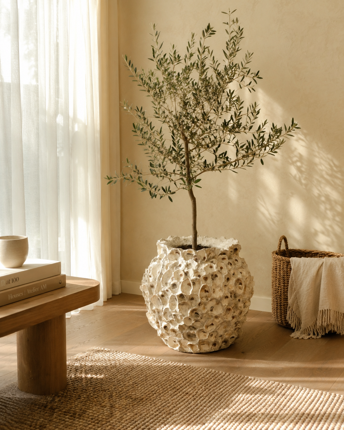 Oyster Shell Pot Medium