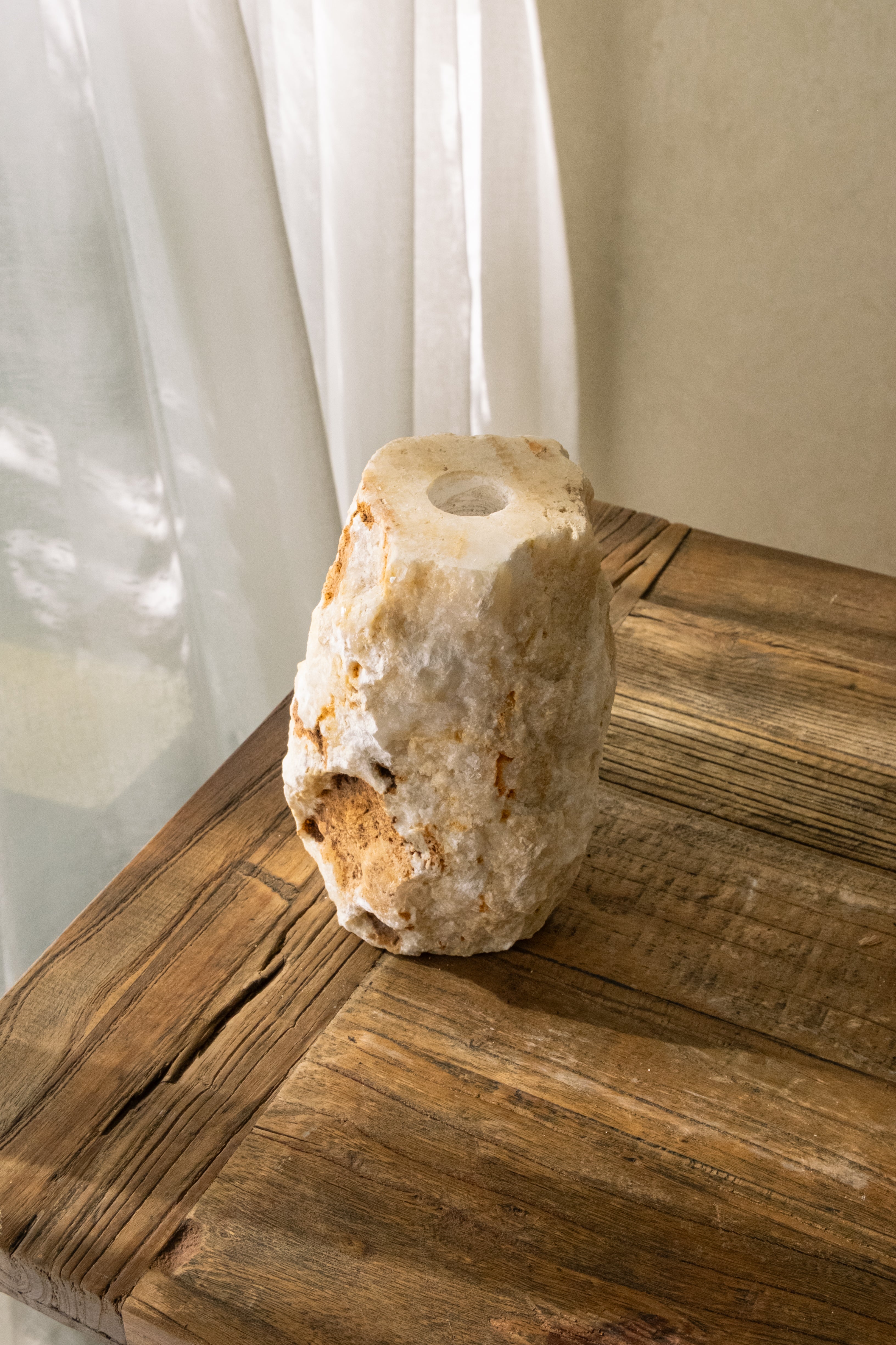 Onyx Rustic Candle Holder 250mm
