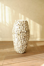 Oyster Shell Pot Tall detail