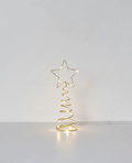 Lumi Tree Topper Gold with LED Lights