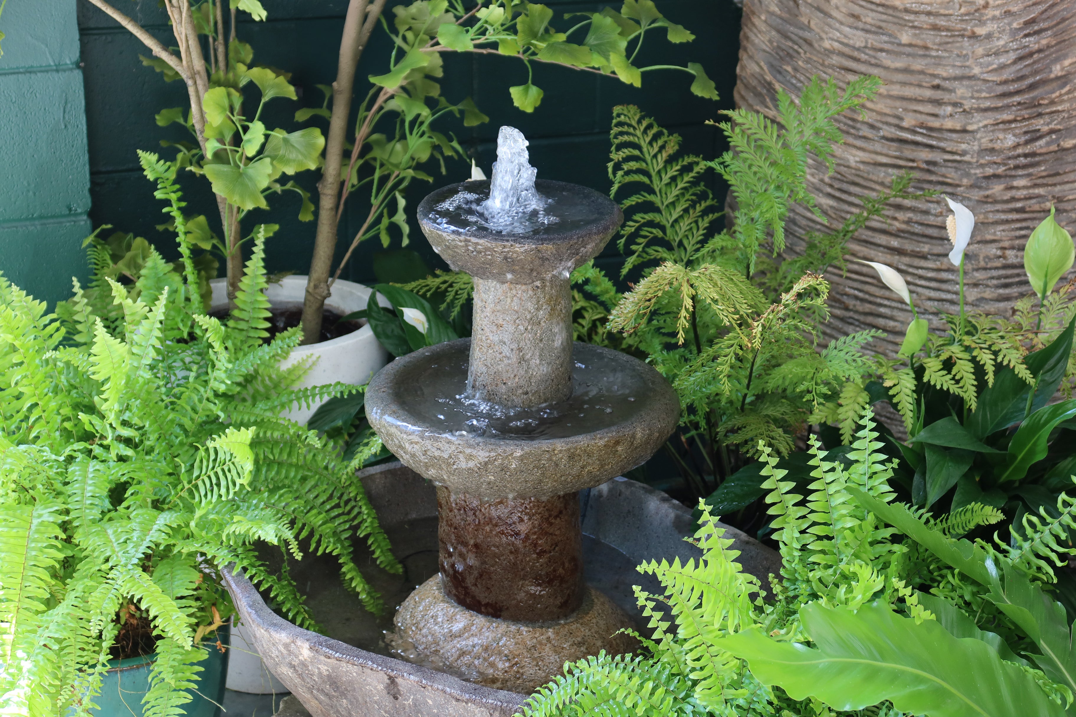 Organic Stone Water Feature