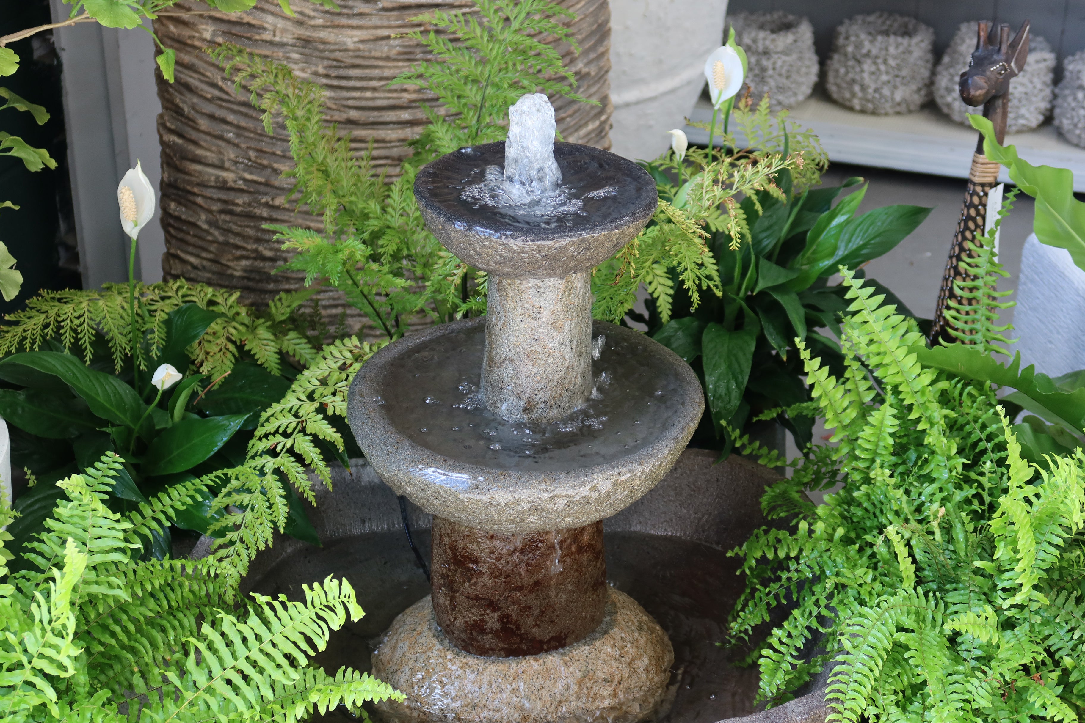 Organic Stone Water Feature