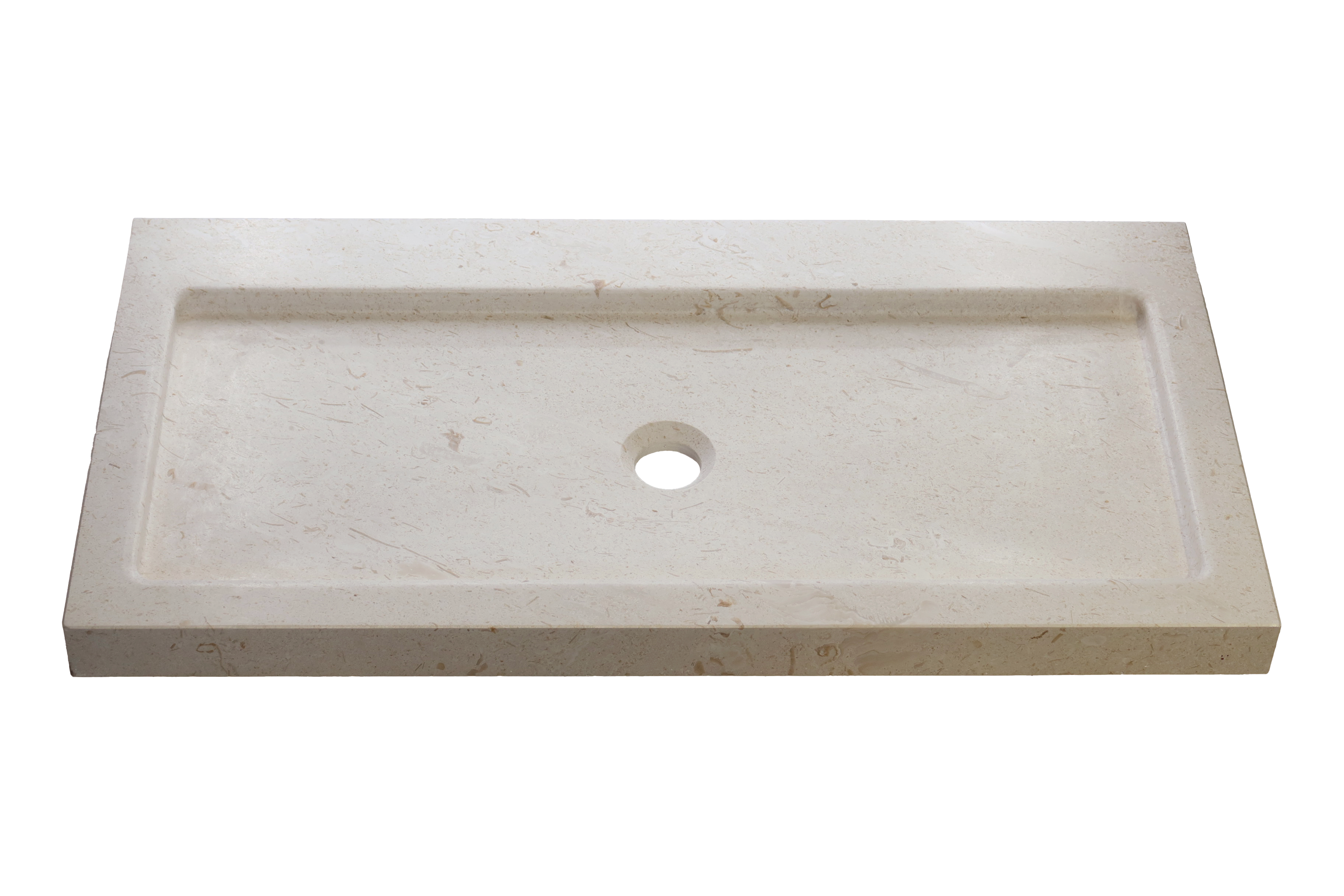 Pannacotta Limestone Honed Wall-Hung Basin
