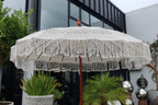 Umbrella White Crocheted
