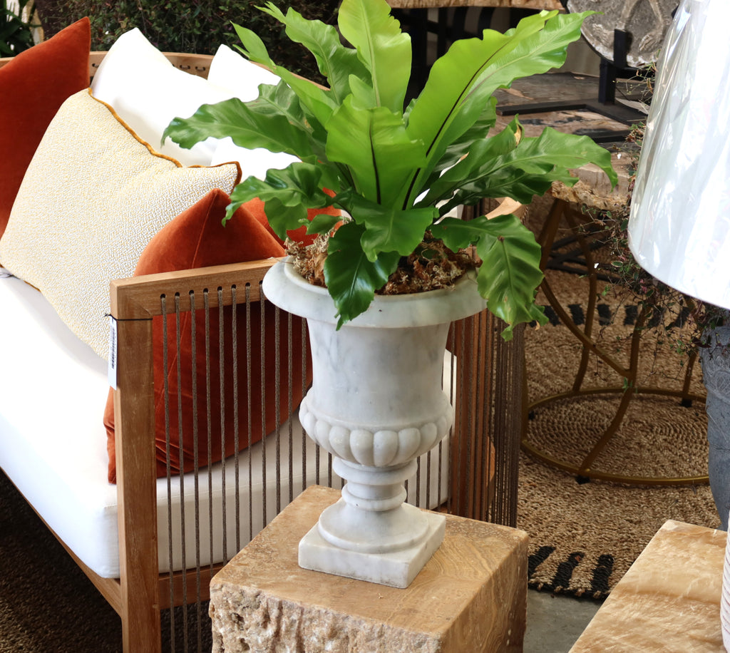 Carrara Marble Urn
