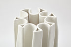 Vase Box Pleat Ivory