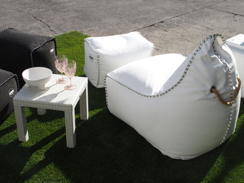 Bean Bag Buddy Rest White