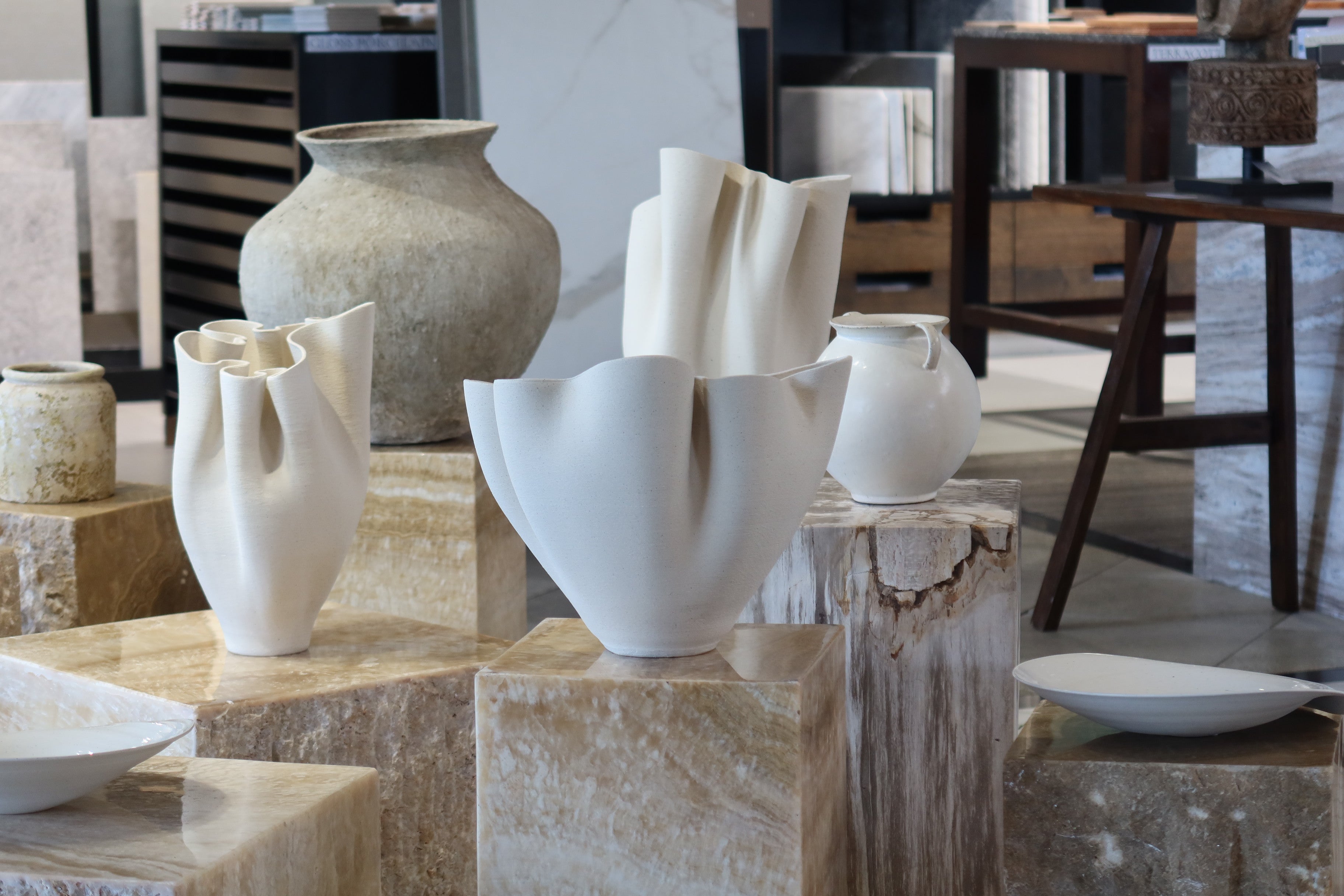 Vase Eva Off White