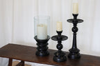 Lamp brass with Glass Shade (electric)