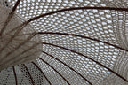 Umbrella White Crocheted