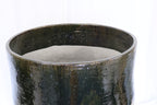 Pot Green Glazed Terracotta Tapered
