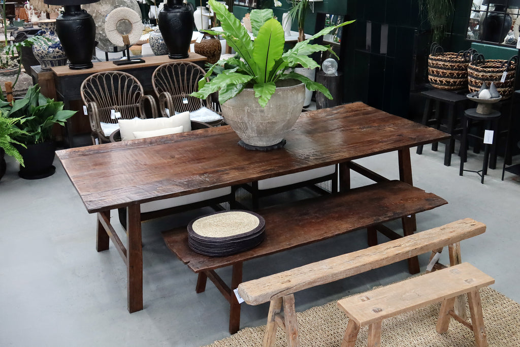 Dining Table Teak Stained