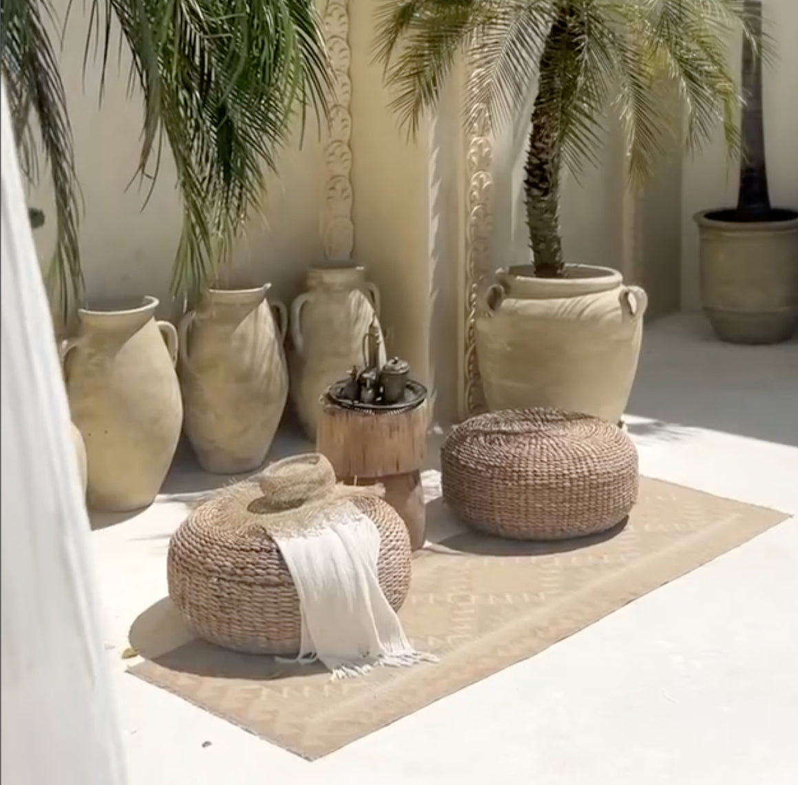 Pouff Seagrass