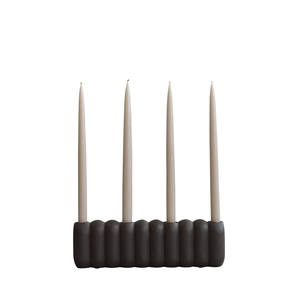Candle Holder Big Tube Coffee