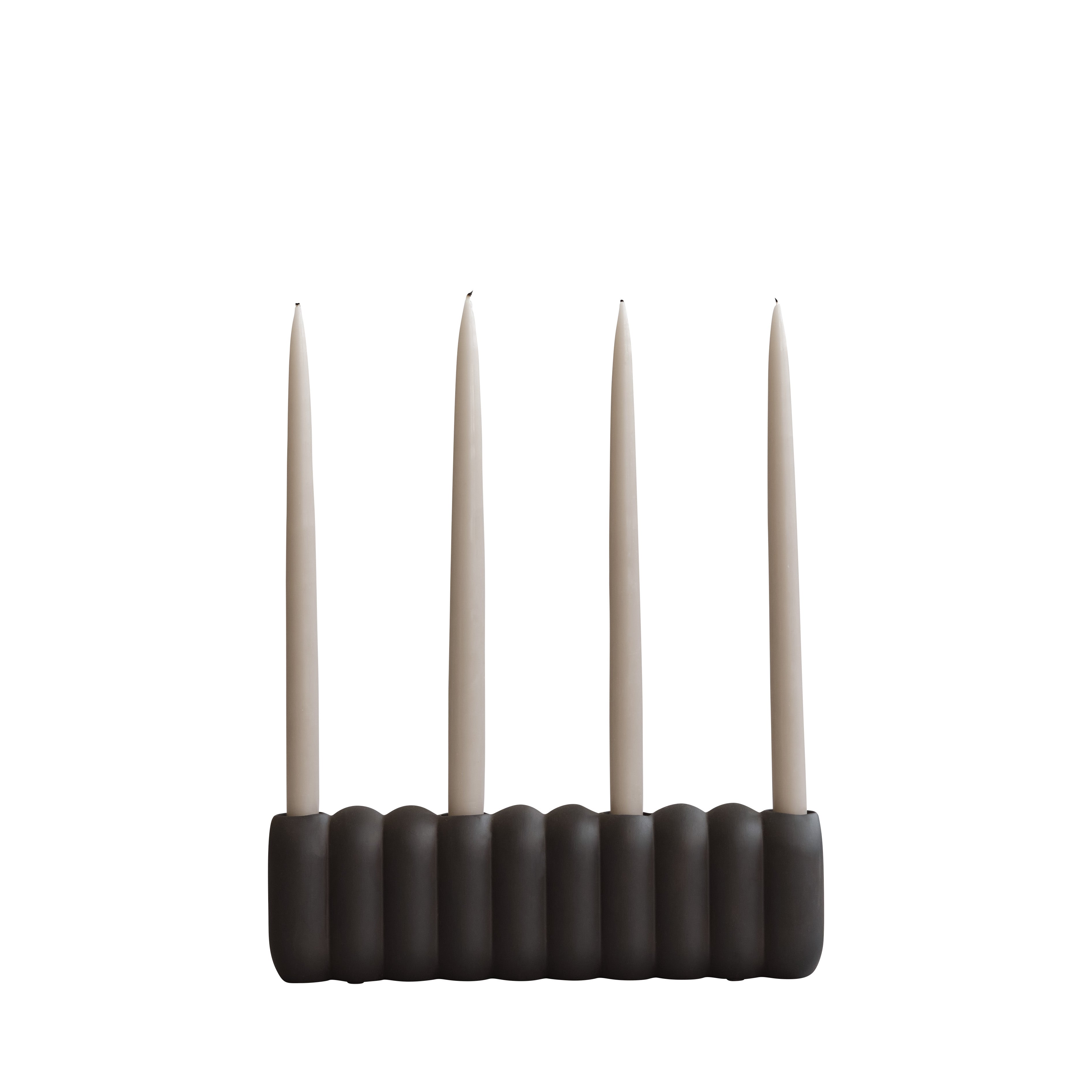 Candle Holder Big Tube Coffee