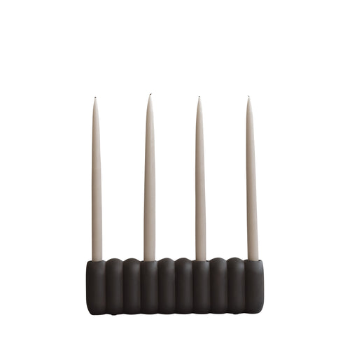 Candle Holder Big Tube Coffee