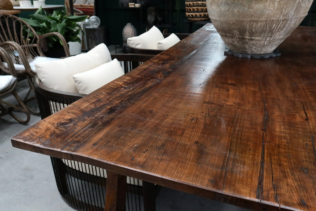 Dining Table Teak Stained