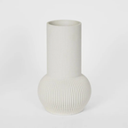 Vase Hend 3D White Small