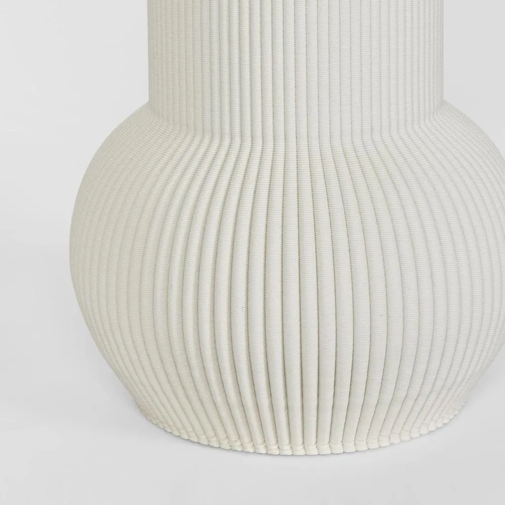 Vase Hend 3D White Small