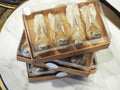 Jasper Birds Champagne with Ivory tail