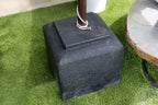 Umbrella Stand Concrete Black