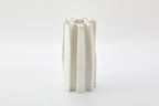 Vase Box Pleat Ivory