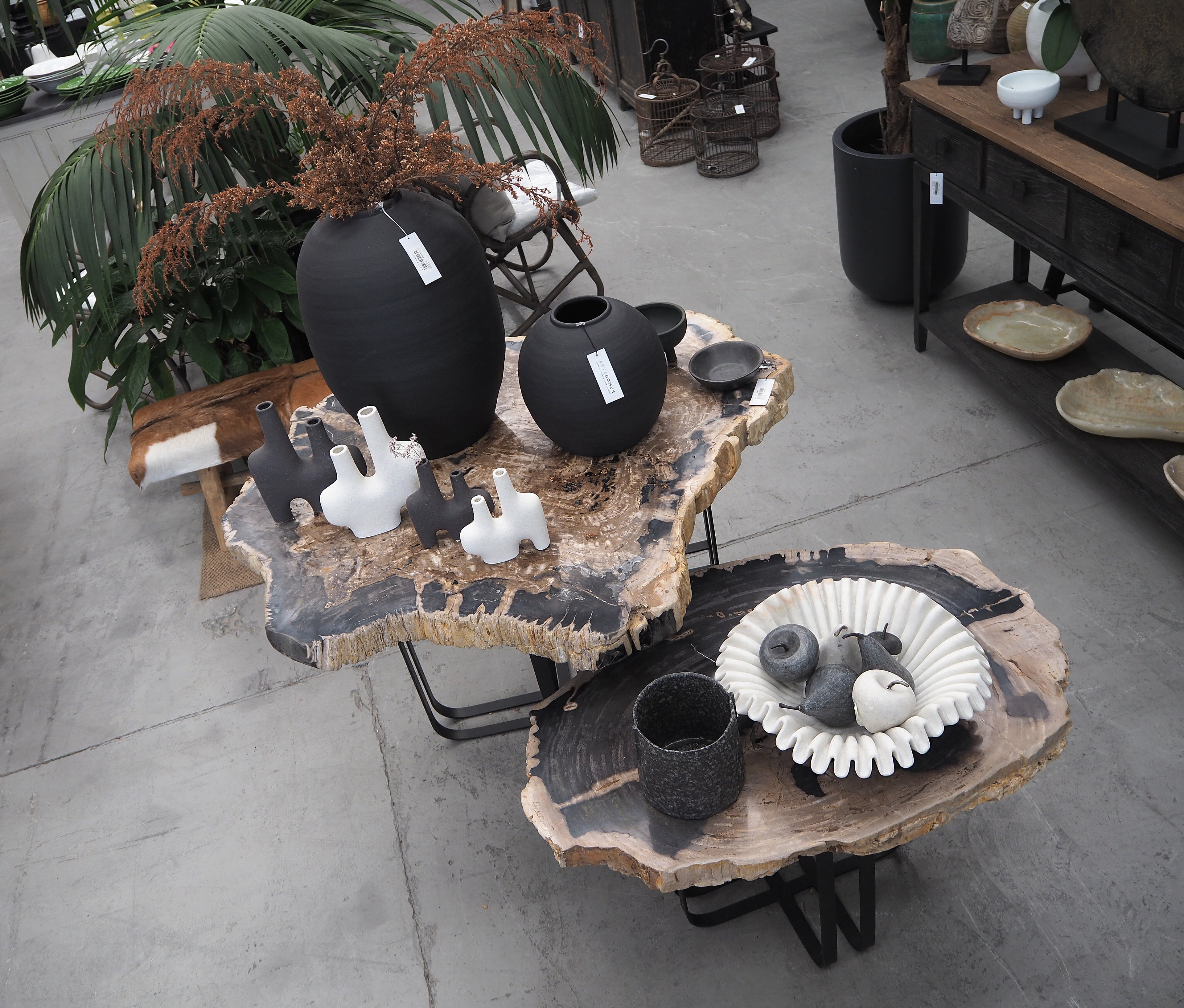 Petrified Wood Table 1200mm