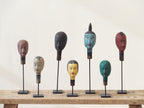 Puppet Head Coloured Small on Stand