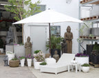 Umbrella Exterior White Square
