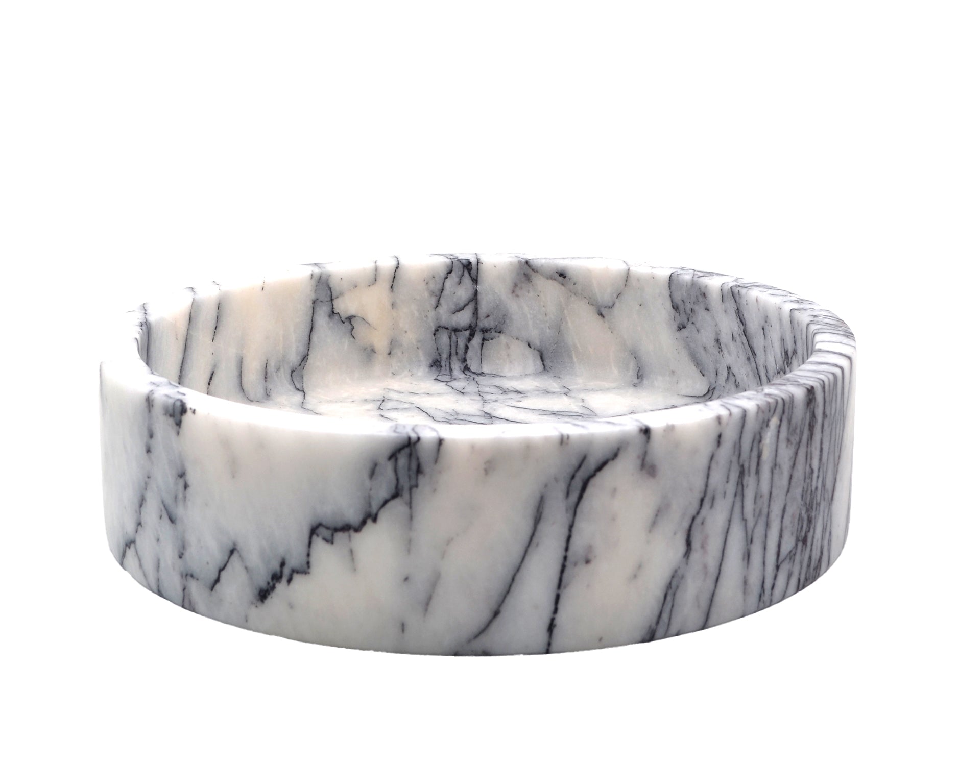 Milas Lilac Marble Honed Round Basin