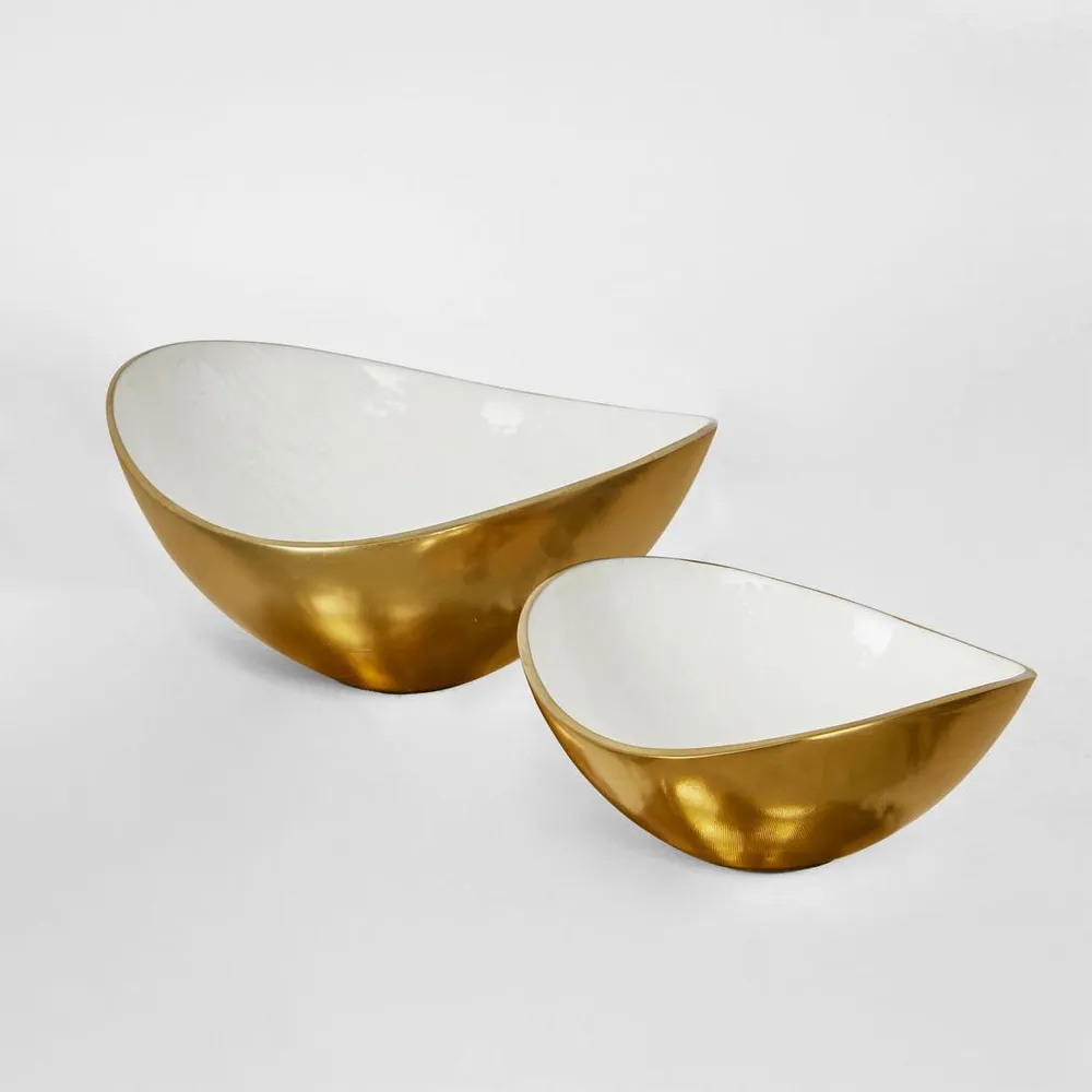 Bowl Elsa Curved White Medium