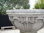 Pot Pedestal Large Carved Design