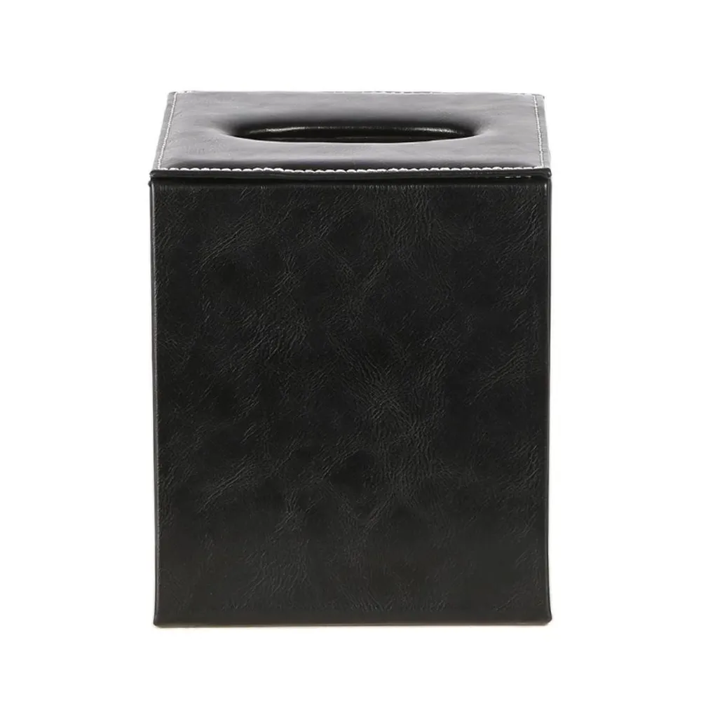 Tissue Box Square Black