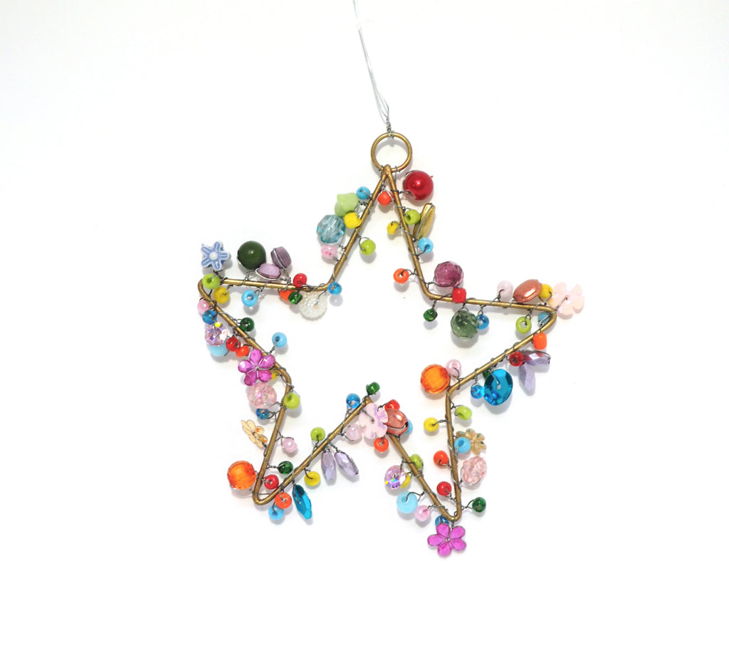 Carousel Beaded Star
