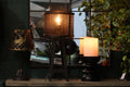 Gridded Industrial Table Lamp