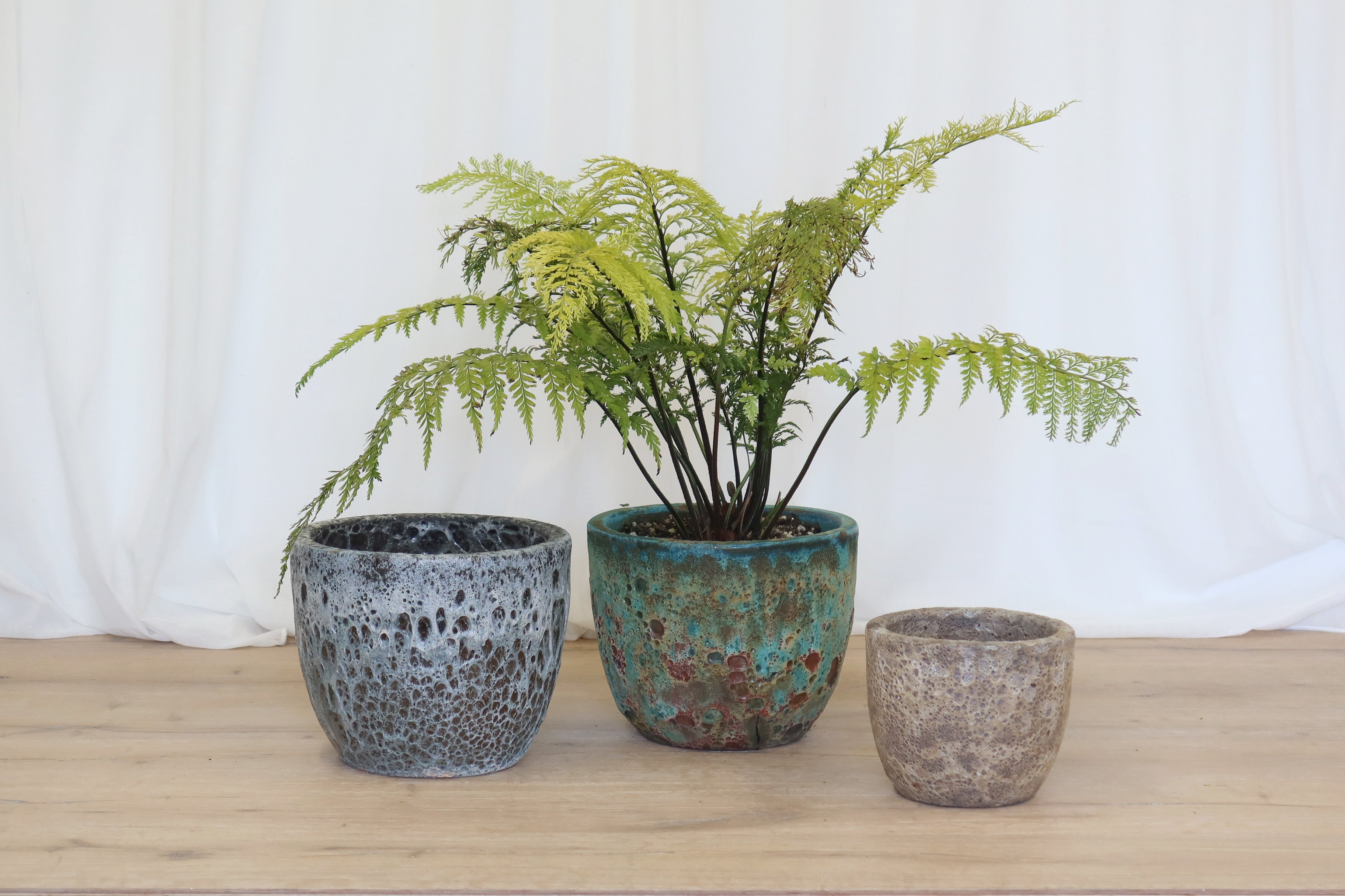 Small Atlantis Glaze Pots