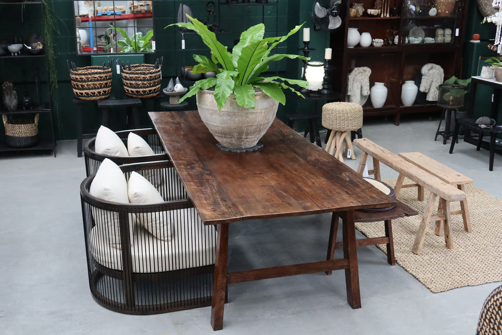 Dining Table Teak Stained