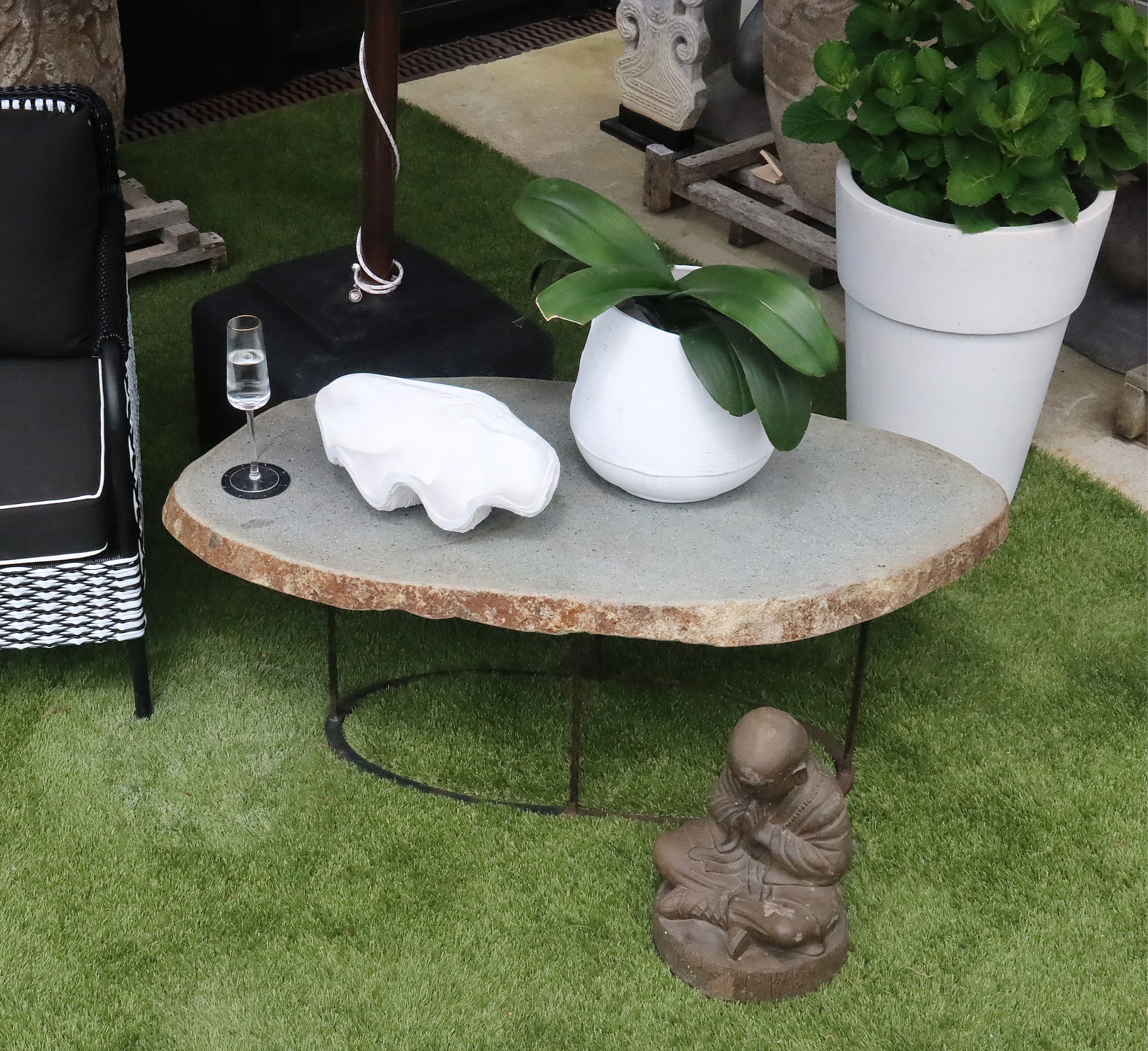 Organic Stone Console Top