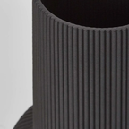 Vase Hend 3D Black Large