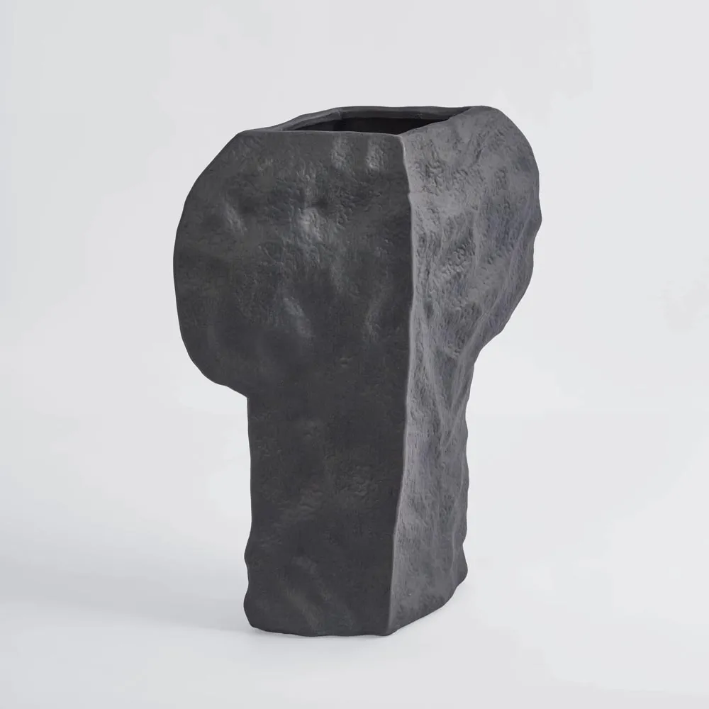 Vase Arc Vessel High Black