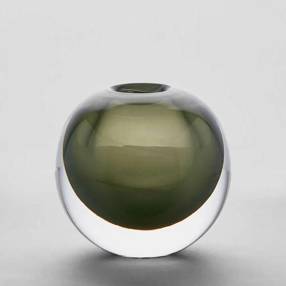 Vase Jaylen Round Smoke