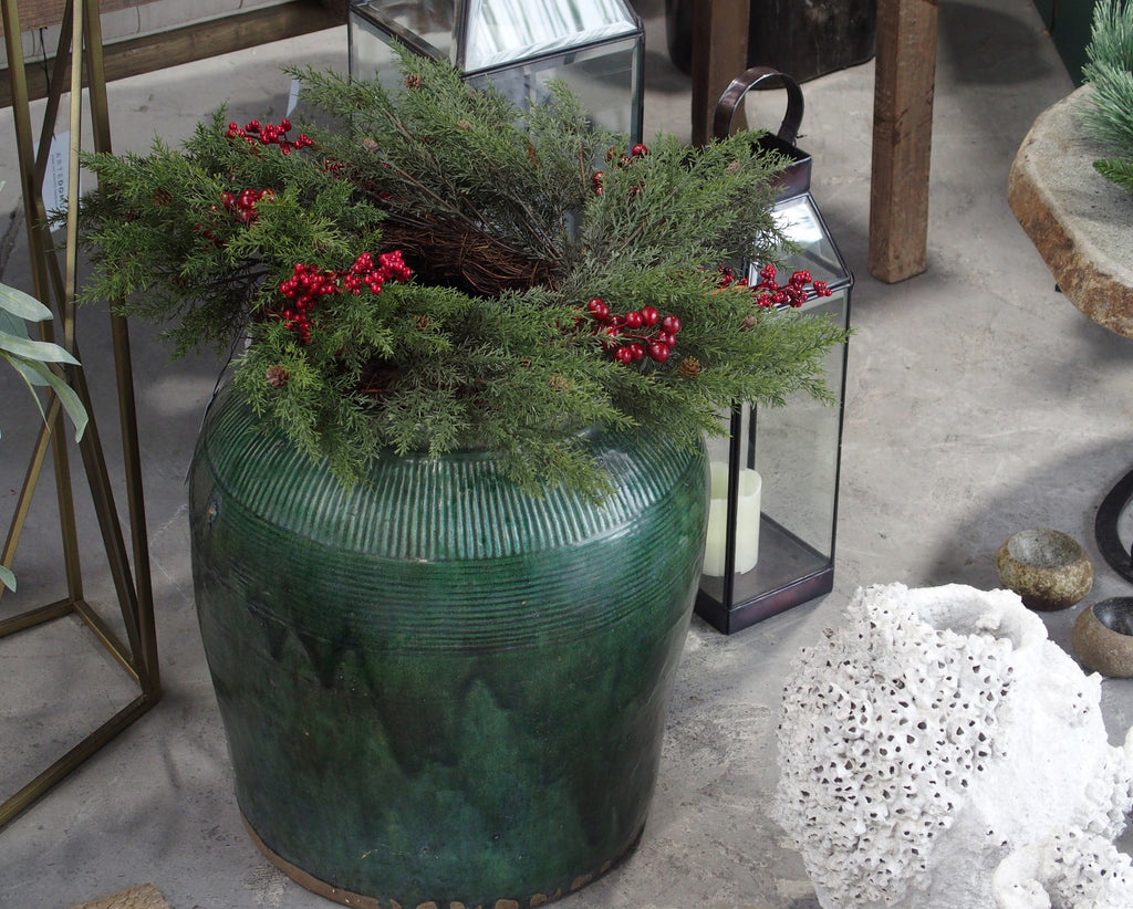 Wreath Berry Green