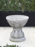 Pot Pedestal Large Carved Design