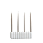 Candle Holder Big Tube White