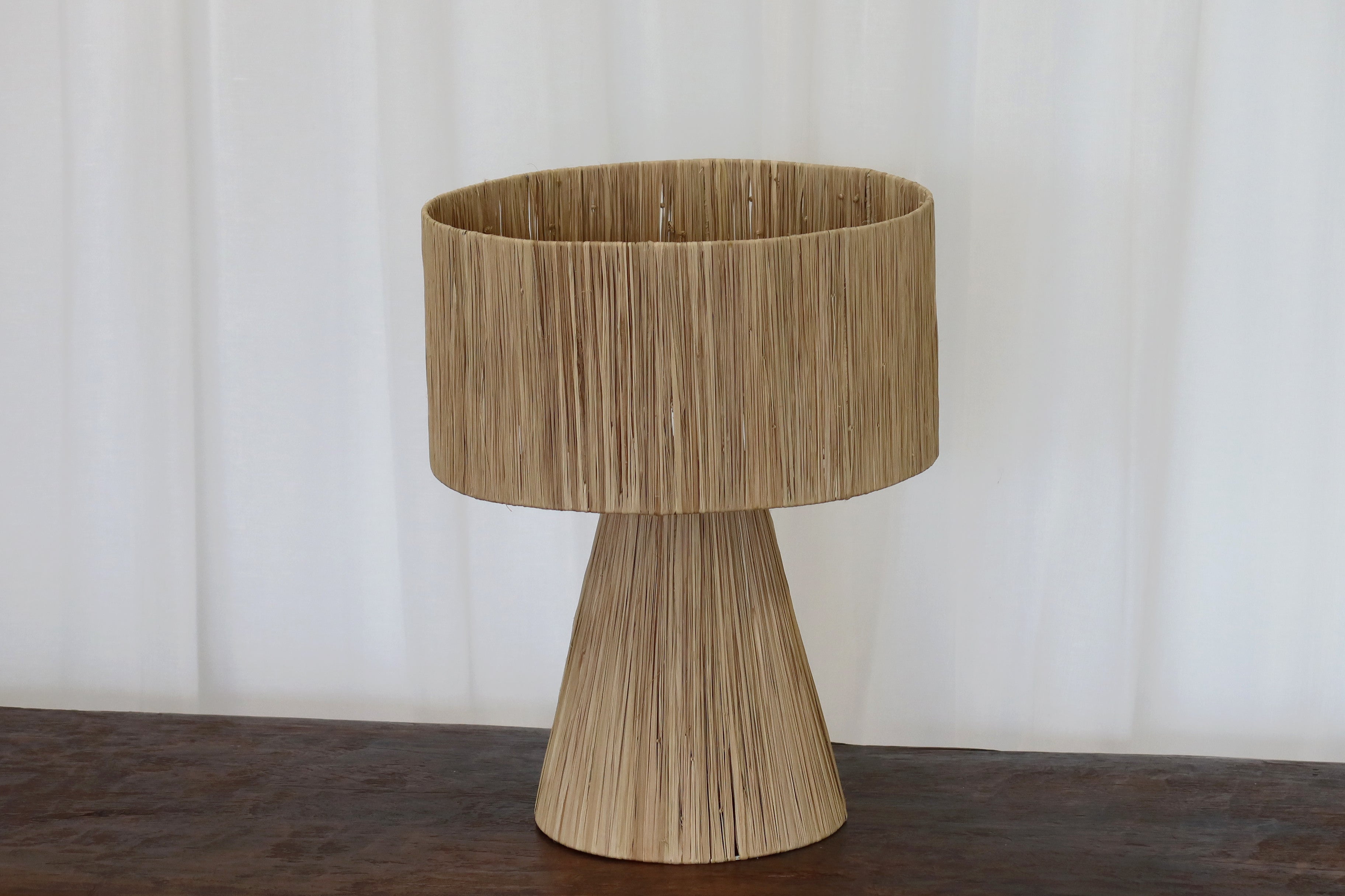 Lamp Rattan Shade & Base