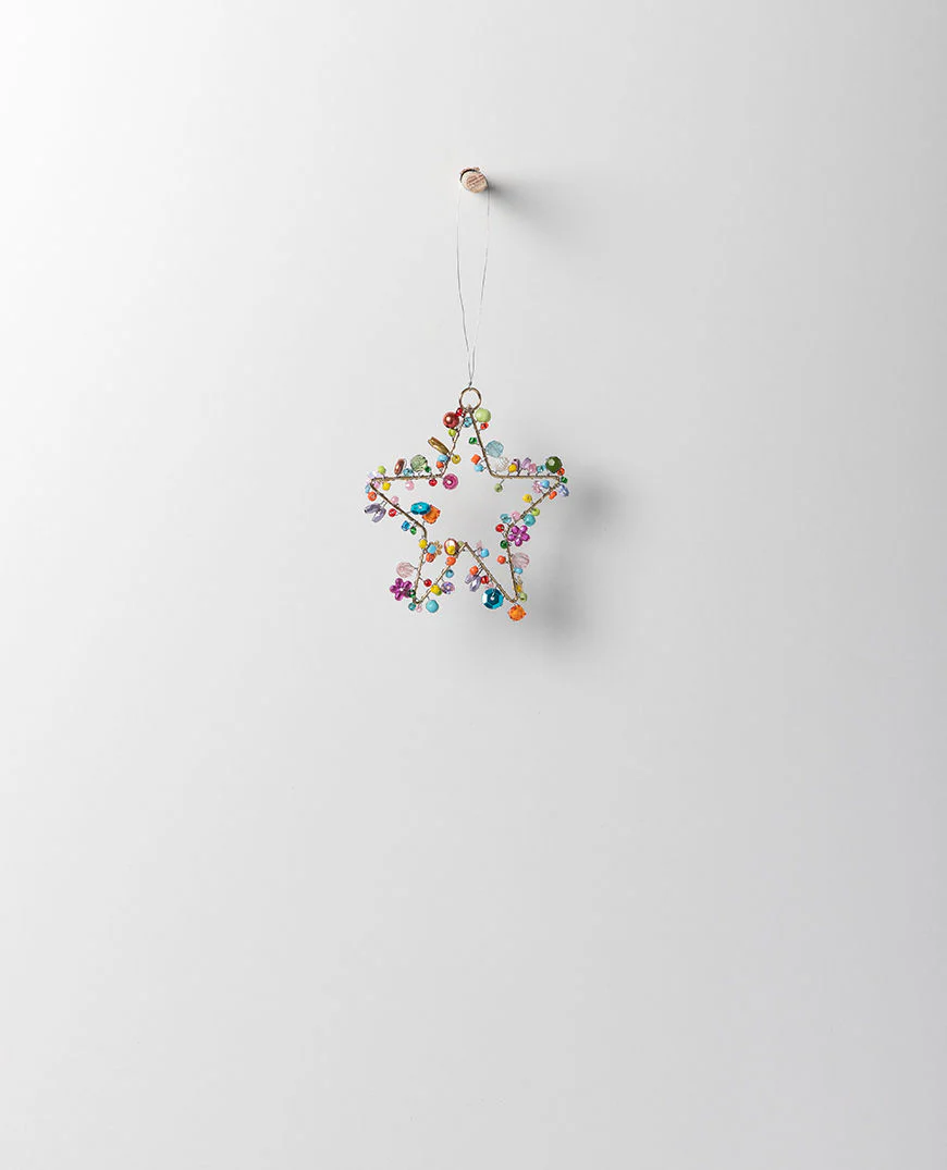 Carousel Beaded Star