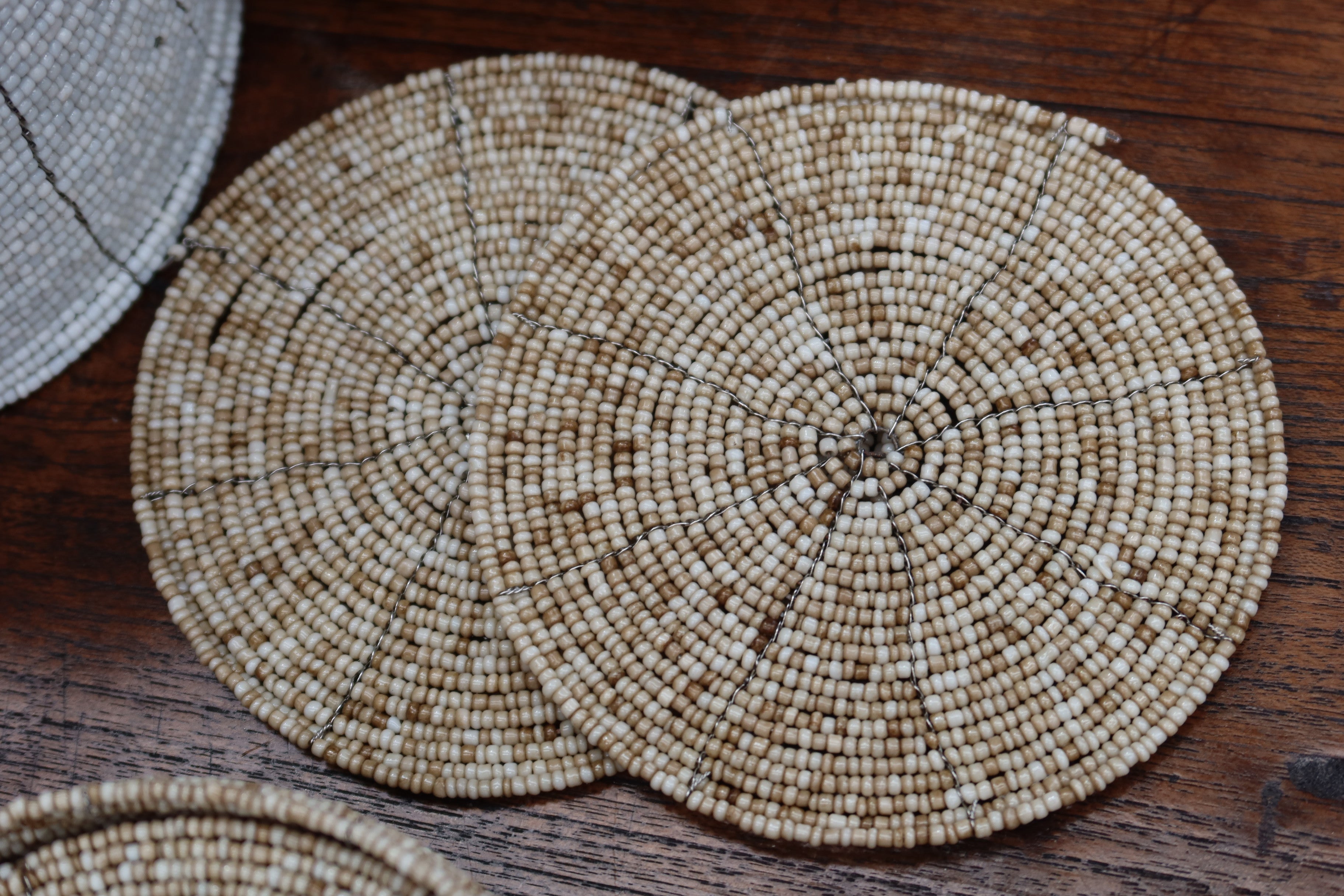 Coasters Beaded Box of 3 Sets
