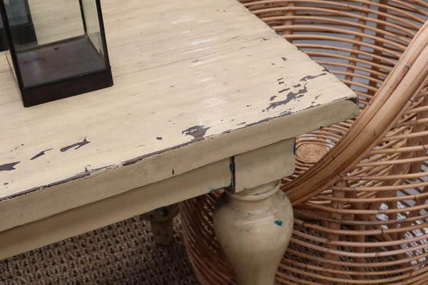 Table Painted Yellow