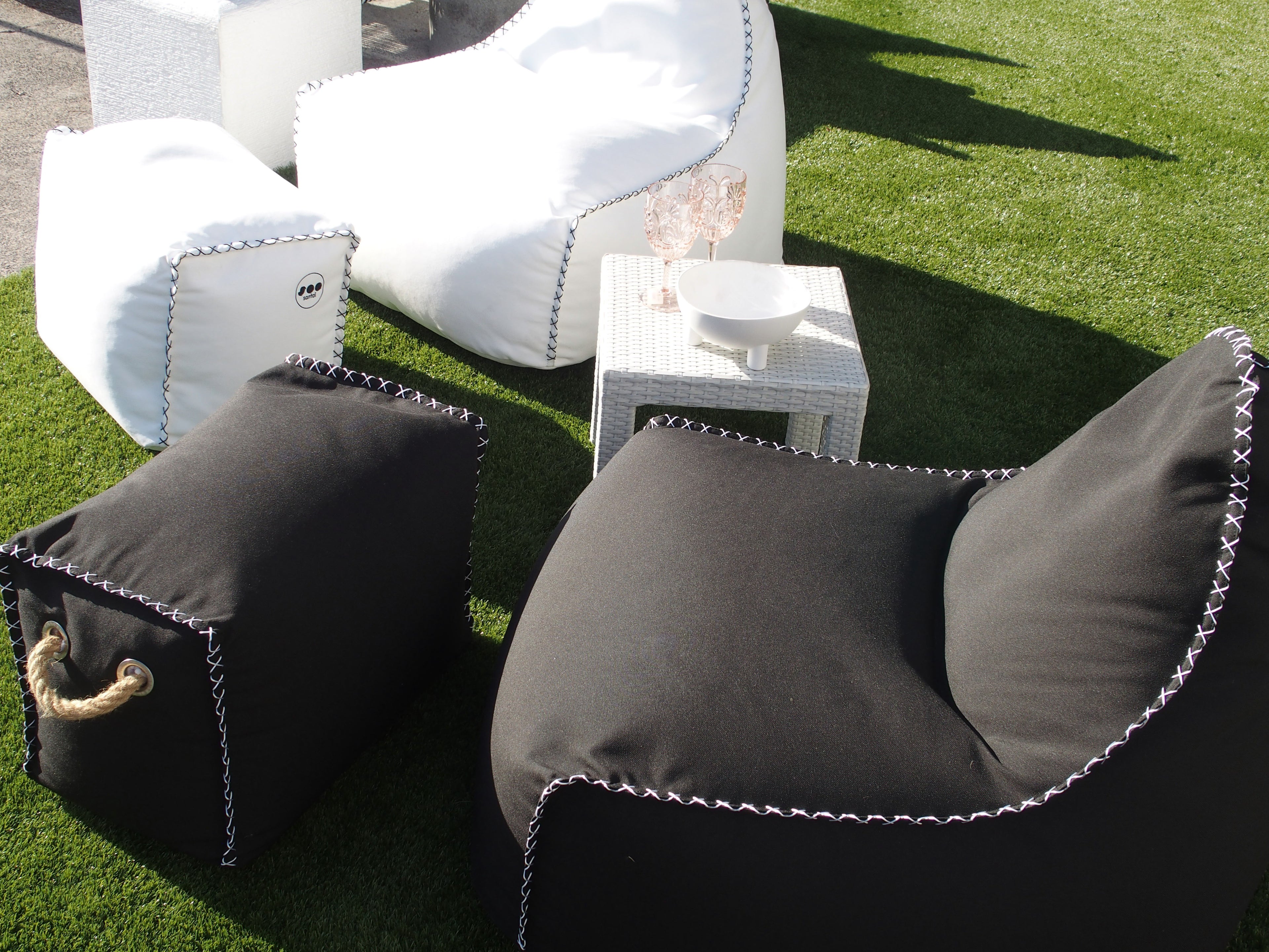 Bean Bag Buddy Rest White