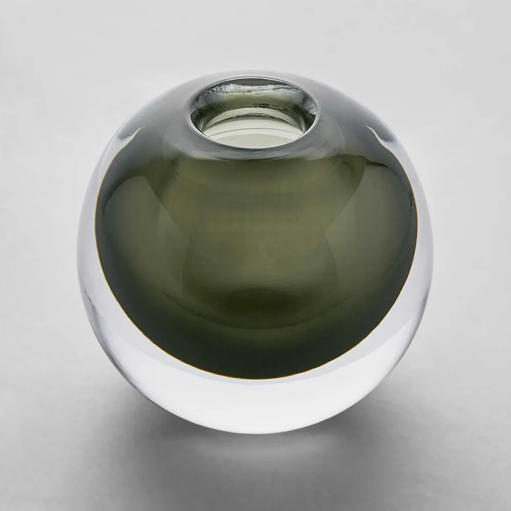 Vase Jaylen Round Smoke